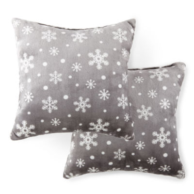 North Pole Trading Co. Holiday 2-Pack Square Throw Pillows