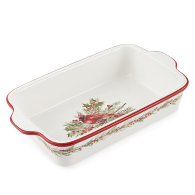 North Pole Trading Co. Holly Berry 2-pc. Baking Dish