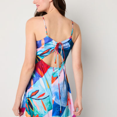 Be by CHETTA B Sleeveless Abstract Maxi Dress