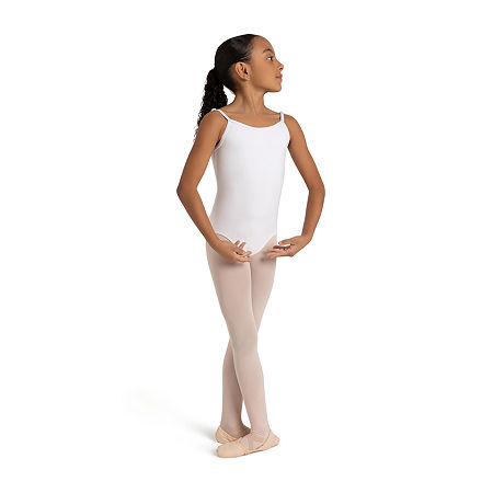 Capezio Little & Big Girls Camisole Leotard, Large, White