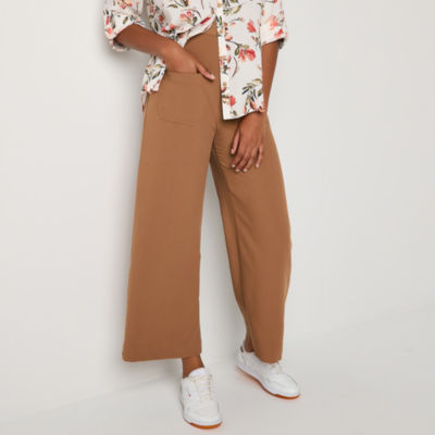 by&by-Juniors Loose Fit Wide Leg Trouser