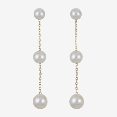 Cultured Freshwater Pearl Sterling Silver Earrings