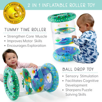 The Peanutshell Tummy Time Roller Baby Activity Center