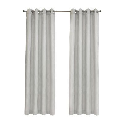 Corsica Light-Filtering Grommet Top Single Curtain Panel