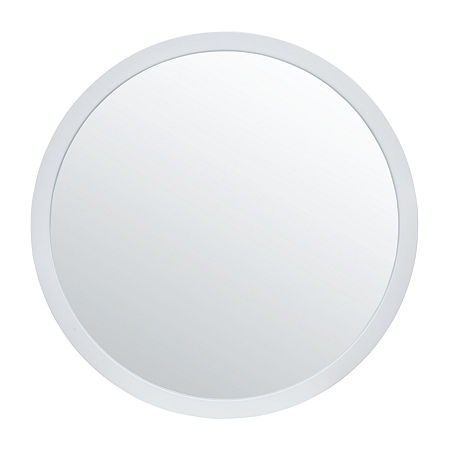 Safavieh 24 X 24 Jove Wall Mount Round Wall Mirror, One Size, White