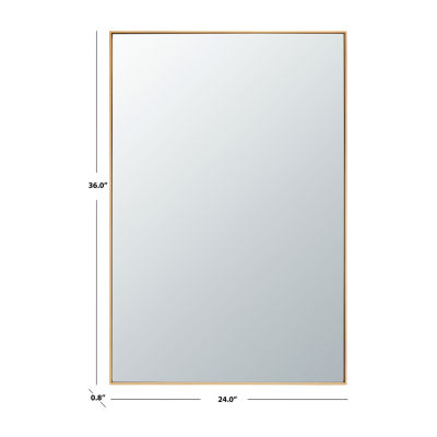 Safavieh 24" X 36" Rectangle Harlon Wall Mount Rectangular Mirror