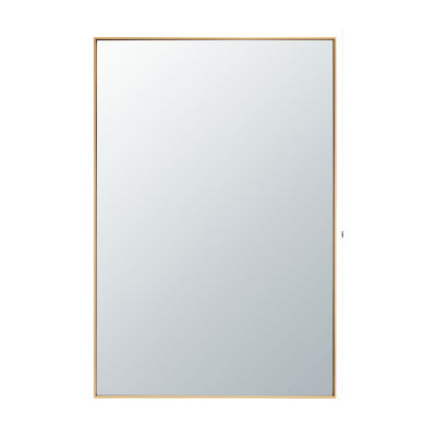 Safavieh 24" X 36" Rectangle Harlon Wall Mount Rectangular Mirror