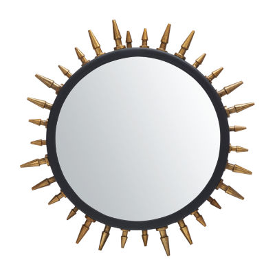 Safavieh 20" X 20" Gold Sunburst Ceinth Wall Mount Sunburst Wall Mirror