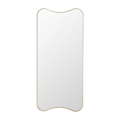 Safavieh 14" X 31" Gold Hyla Wall Mount Wall Mirror