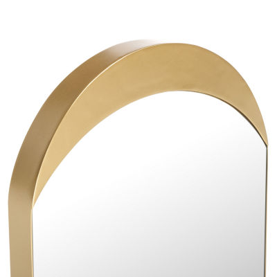 Safavieh 18.25" X 36" Gold Wessley Wall Mount Wall Mirror