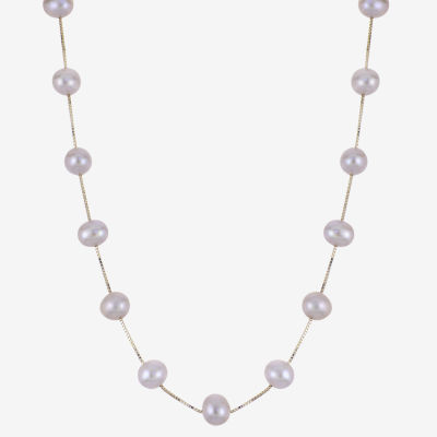 Womens Pink 17 Inch Strand Necklace