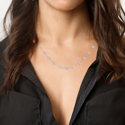 Womens Pink 17 Inch Strand Necklace