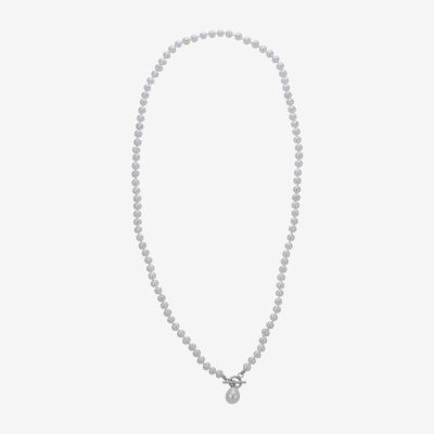Womens White Inch Strand Necklace