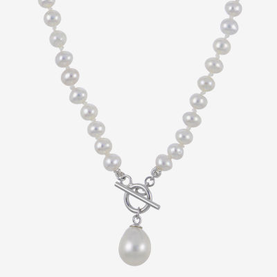 Womens White Inch Strand Necklace