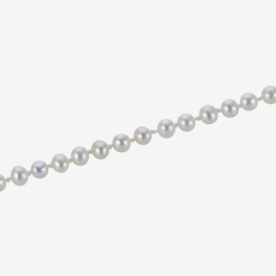 Womens White Inch Strand Necklace