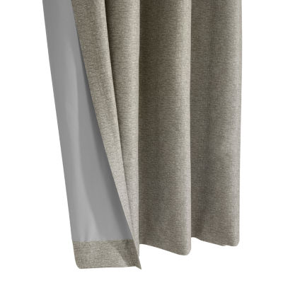 Denver Energy Saving 100% Blackout Grommet Top Single Curtain Panel