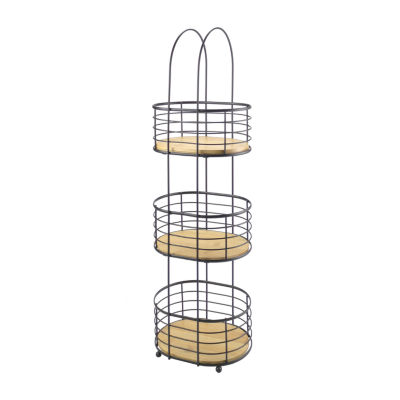 Popular Bath Norwood 3 Tier Spa Tower Round Bathroom Organizer