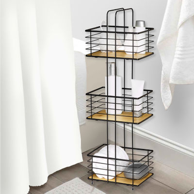 Popular Bath Norwood 3tier Spa Tower Sqaure Bathroom Organizer