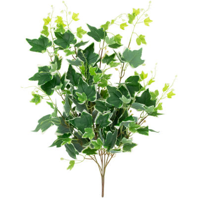 31.5'' Green and White Ivy Spring Floral Hanging Bush