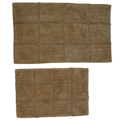 Castle Hill London Chakkar Board Bath Rug Collection