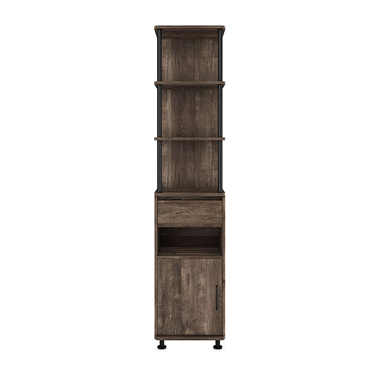 Osman Home Office Collection 3-Shelf Bookcase