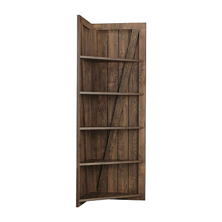 Helsa Home Office Collection Bookcase, One Size, Brown