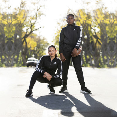 adidas Big Kid Girls Lightweight Track Jacket, Color: Black - JCPenney