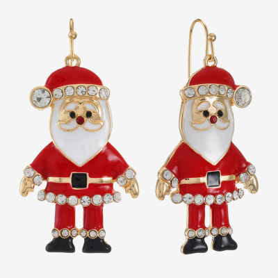 Bijoux Bar Santa Drop Earrings