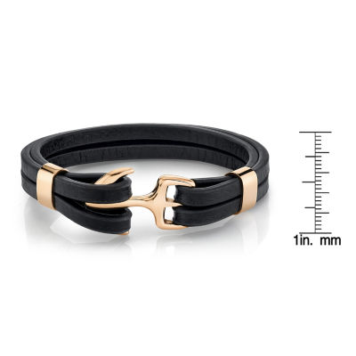 Mens Stainless Steel Strand Bracelet