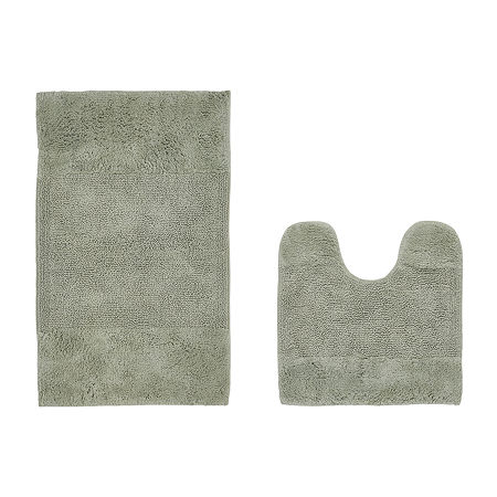 Better Trends Granada Bath Rug In Green