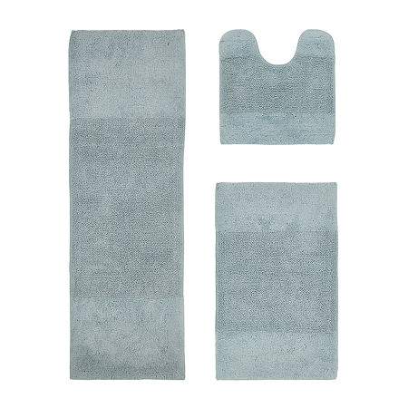Better Trends Granada Bath Rug In Blue