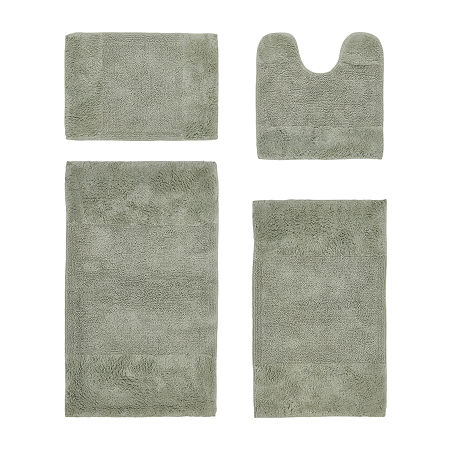 Better Trends Granada Bath Rug In Green