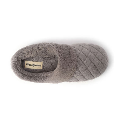 Dearfoams Libby Quilted Terry Womens Clog Slippers