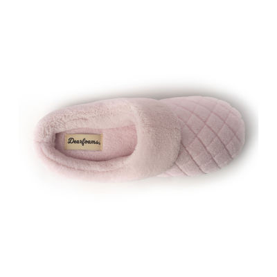 Dearfoams Libby Quilted Terry Womens Clog Slippers