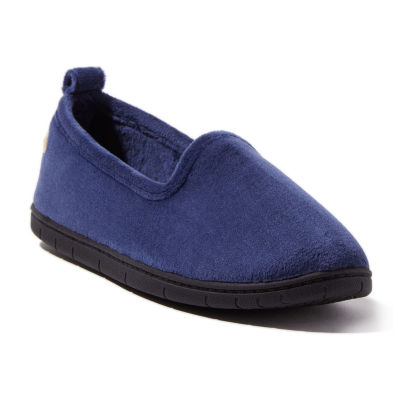 Dearfoams Rachel Velour Closed Back Womens Slip-On Slippers