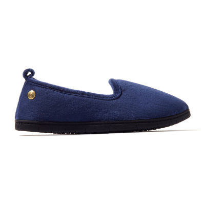 Dearfoams Rachel Velour Closed Back Womens Slip-On Slippers