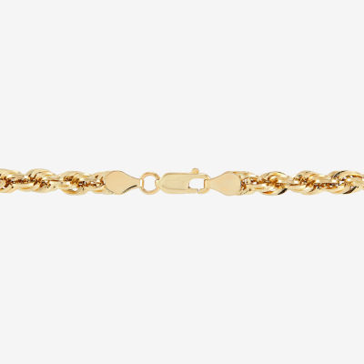 10K Gold 9 Inch Hollow Chain Bracelet