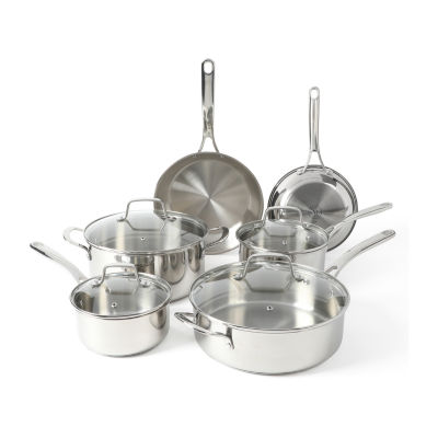 BergHOFF Manhattan Stainless Steel 10-Piece Cookware Set