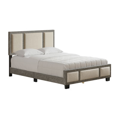 TRIIPTYCH UPHOLSTERED PLATFORM BED