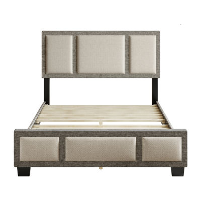 TRIIPTYCH UPHOLSTERED PLATFORM BED