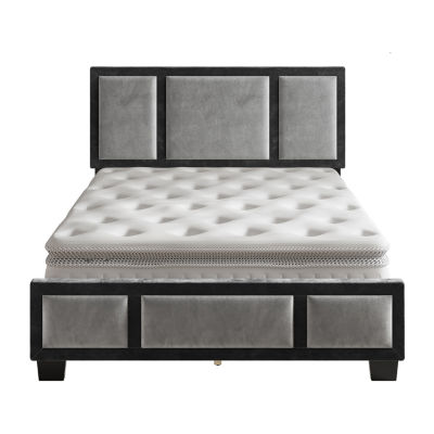 TRIIPTYCH UPHOLSTERED PLATFORM BED