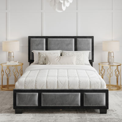 TRIIPTYCH UPHOLSTERED PLATFORM BED