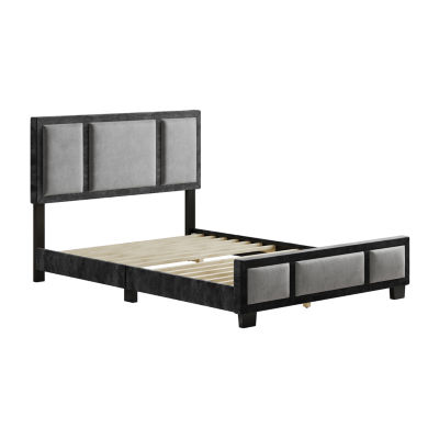 TRIIPTYCH UPHOLSTERED PLATFORM BED