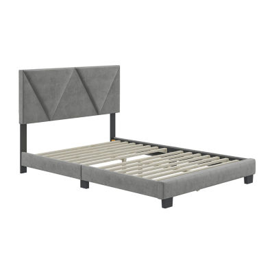 VECTOR FULL UPHOLSTERED PLATFORM BED