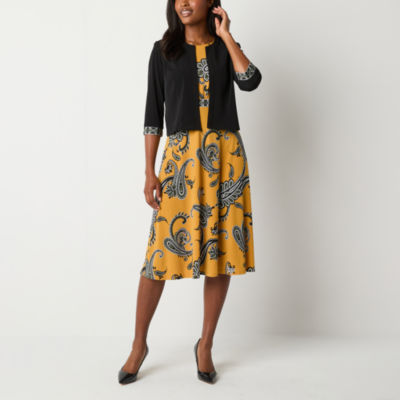 Studio 1 Womens Midi Jacket Dress