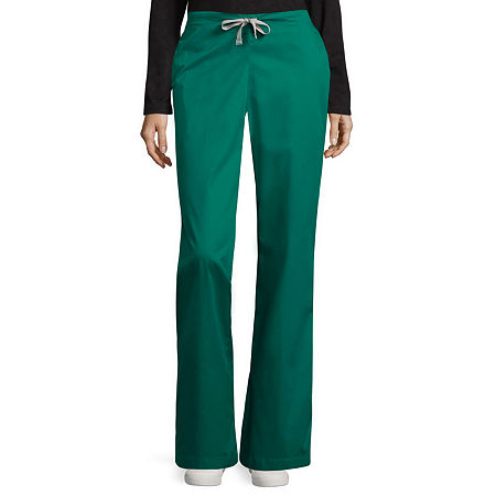 Wink Wonderwork 502 Womens Tag Free Scrub Pants, Medium, Green