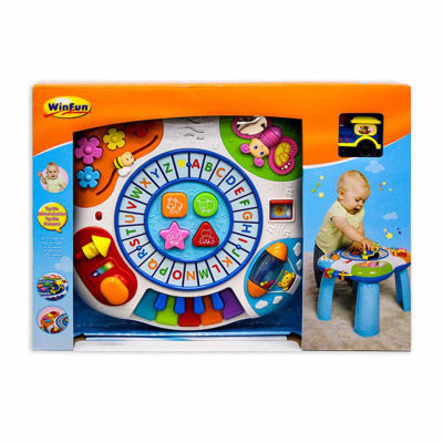 Winfun Winfun Letter Train And Piano Activity Table Discovery Toy