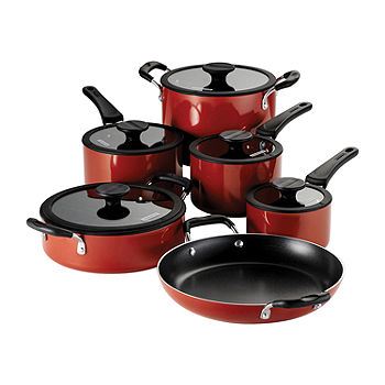 Cooks Spatter 11-pc Non-Stick Cookware Set - JCPenney