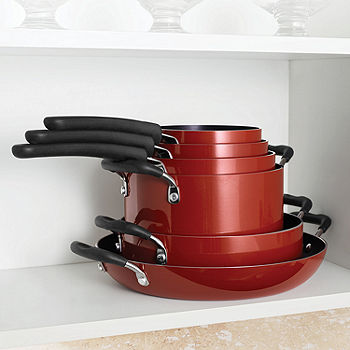 Tramontina Cookware Set 11-Piece (Red) 80156/084DS
