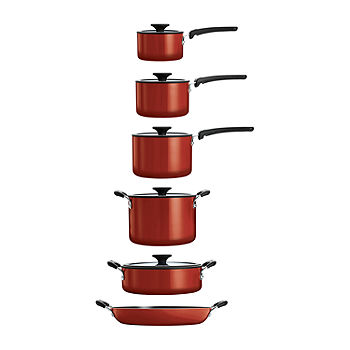  Tramontina Cookware Set 11-Piece (Red) 80156/084DS: Home &  Kitchen